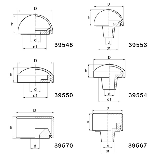 Decorative screw caps